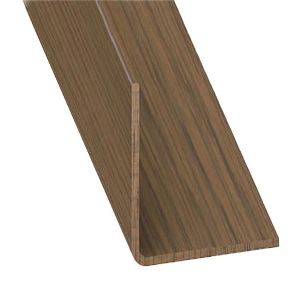 ANGULO 25X25-2,5M PVC NOGAL OSCURO