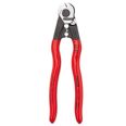 ALICATE CORTACABLE ACERO KNIPEX 190 MM 95.61.190